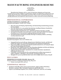 Here is a sample resume of a mechanical engineer. Manufacturing Engineer Resume Sample How To Write