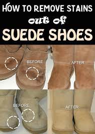 How To Remove Stains Out Of Suede Shoes Cleaning Hacks Stain Remover How To Clean Suede