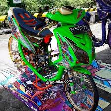 Inilah beberapa gambar dari modifikasi motor drag dari. Velg Motor Airbrush Info Kece