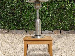 It offers ample heat for a few friends. Deluxe Tabletop Propane Patio Heater