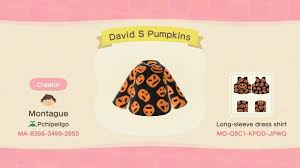 Custom Designs Animal Crossing New Horizons Animal Crossing David S Pumpkins Custom Design
