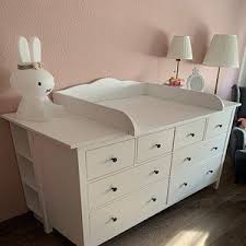 Vollholz Wickelaufsatz Regal Breite Hemnes 160cm Etsy Baby Room Organization Baby Room Decor Hemnes