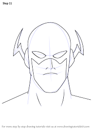 Learn how to draw the flash cartoon! Learn How To Draw The Flash Face The Flash Step By Step Drawing Tutorials Flash Drawing The Flash Simple Face Drawing