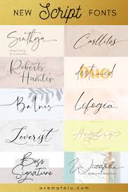 10 New Hot Script Fonts Free Calligraphy Fonts Script Fonts Best Script Fonts
