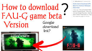 How To Download Faug Game Beta Version Fau G Game Beta Version Real Or Fake Youtube