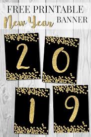 I've included a plain bear printable in the pack for you to use as a stencil. Free Printable Happy New Year Banner Letters Paper Trail Design Happy New Year Banner New Year Banner New Year Printables