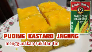 Setelah beberapa kali saya cuba. Cara Membuat Puding Kastard Jagung Menggunakan Sukatan Tin Mudah Sangat 3 Bahan Sahaja Youtube