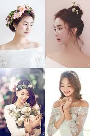 6 korean bridal hair makeup style