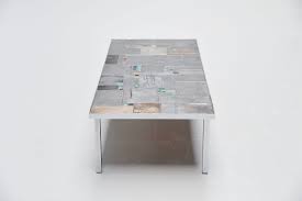 H 45cm, w100cm x 80d cm salontafels horeca meubilair en. Pia Manu Coffee Table Ceramic Tiles And Chrome Belgium 1960 Massmoderndesign