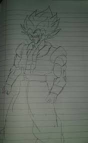 Drawing gogeta and vegito by sourabh on art with sourabh. Random Drawings Gogeta Tapas