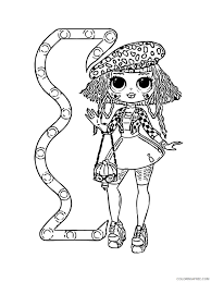 Outrageous millennial girls fashion dolls coloring pages free and downloadable. Lol Omg Coloring Pages For Girls Lol Omg 12 Printable 2021 0840 Coloring4free Coloring4free Com
