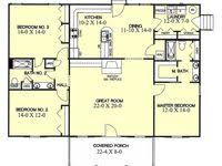 Simple ranch house plans and small modern. House Plans Rectangular