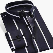 Made in qualité 100 % viscose. Soldes Chemise Noire Rayures Blanches Homme En Stock