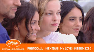 I did a google search and there are lots of stills from this film that i could not post. Mektoub My Love Intermezzo Photocall Cannes 2019 Ev Youtube