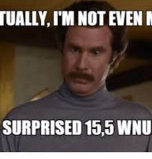 Tually Imnoteven M Surprised 15 Wnu Surprised Meme On Me Me