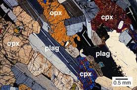 Norite A Norite Is A Gabbro In Which The Pyroxene Is Principally Orthopyroxene This Norite From The Uppermost Portions Of The Fam Earth Science Geology Earth