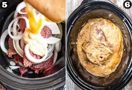 Put the flour on a plate, and add the garlic and pepper. Crock Pot Cube Steak Recipe With Cream Of Celery
