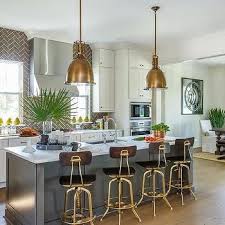 Kitchen Black And Gold Bar Stools Black And Gold Vintage Bar Stools With Gray Center Island Home Decor Kitchen Vintage Bar Stools New Kitchen Designs