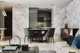 Motif Keramik Dinding Ruang Tamu Minimalis Modern Industrial