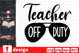 Download 1 Teacher Off Duty Teacher Quotes Cricut Svg By Svgocean Thehungryjpeg Com
