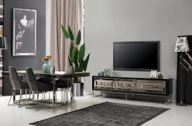 Maybe you would like to learn more about one of these? Casa Padrino Luxury Dining Room Set Black Gray Silver 1 Dining Table 6 Dining Chairs Luxury Dining Room Furniture
