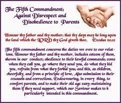 The Fifth Commandment Against Disrespect And Disobedience To Parents Co Parenting Classes My Children Quotes Parenting Jokes