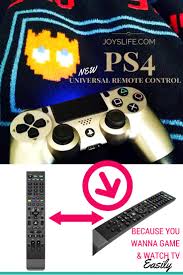 It's true, the dualshock 4 is more suited to gaming. New Ps4 Tv Remote Control Playstation Ps4 Gamer Universal Remote Control Remote Control New Ps4