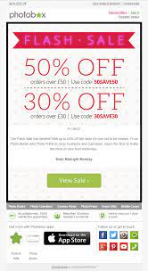 flash sale email with discount coupon codes from photobox plus name personalization emailmarketing email marketing coding coupon codes discount codes coupon
