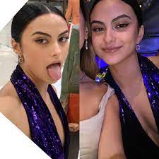 tongue out & cleavage : r/camilamendes