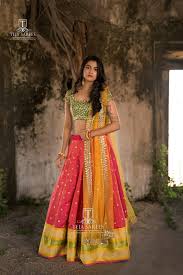 Indian Traditional Dress Half Saree Designs Half Saree Lehenga Saree Designs