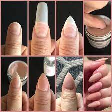 How I Do My Nails At Home Acrylic Nails At Home Diy Acrylic Nails Acrylic Dip Nails