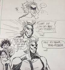 All Might Hold My Flower Meme Art My Arts Male Sketch