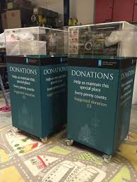 Everypost Donation Box Library Displays Donate