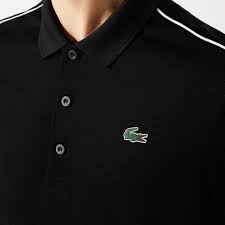 Men S Lacoste Sport Contrast Piping Breathable Pique Polo Shirt Lacoste