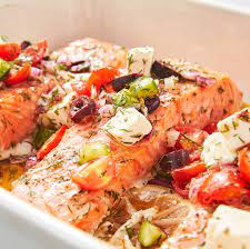 Greek Salmon Recipe Greek Salmon Recipe Salmon Recipes Recipes