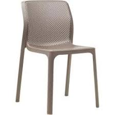 Nardi Bit Stacking Armchair Plastic Taupe Nardi Armchair Bit Nardi Plastic Stacking In 2020 Teak Outdoor Furniture Metal Outdoor Furniture Outdoor Furniture Design