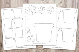 Print out the file on a4 or letter size paper. Free Printable Flower Pot Templates For Adorable Mother S Day Crafts The Artisan Life