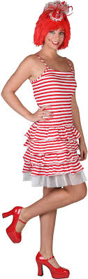 Wer sich bisher noch keine gedanken über schminke und sein karnevalskostüm gemacht hat, der findet bei uns die beliebtesten schminktipps und kostümideen. Ringelkleid Rot Weiss Mit Trager Bei Karnevalswierts Com