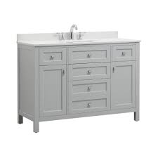cahaba juniper 48 in. vanity in dove