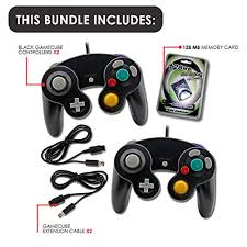*** 30 days free return ::: Gamecube Controller 2 Pack Bundle With 2 Wired Controllers Extension Cords And 128mb Memory Card Nintendo Gamecube Controller Official Bundle Pack By Marioretro Pricepulse