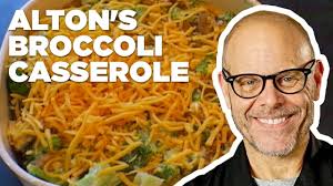 Sprinkle crushed crackers over top and dot with remaining 2 tablespoons butter. Alton Brown Makes Broccoli Casserole Good Eats Food Network Youtube