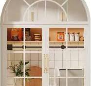 Amazon.com: HJLKDYM Arched French Windows, Vintage Iron ...