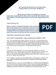 The director general of insolvency. Insol Tu Bankruptcy Common Law