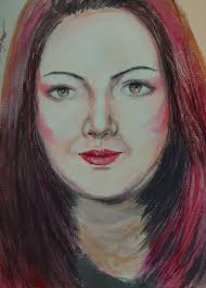 Hanging of the spray painting .by Patrick Herrera