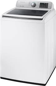 You can open the access panel while the washing machine is full of water to check for a. Best Buy Samsung 4 5 Cu Ft 9 Cycle Top Loading Washer White Wa45m7050aw