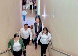 El Dr. César Noé Ángulo Parra, secretario general de la seccion XI Sinaloa  #SNTSS y la Dra. Tania Clarissa Medina López, titular del #IMSSSinaloa  participaron en la Feria de la Salud por