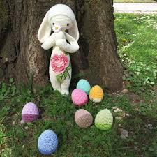 Free Bunny Mod Kit Rita The Rabbit For Lalylala Dolls Lalylala Poupees En Crochet Et Crochet