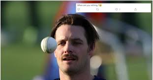 When you can grow proper moustache: Mitchell 'savage' McClenaghan trolls  fan over retirement remark