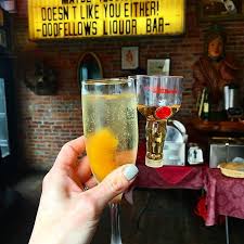 Sunday S Are For Champagne Oddfellowsliquorbar 614 Columbus Ohio Columbusohio Cbus Asseenincolumbus C Liquor Bar Liquor Alcoholic Drinks