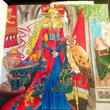 Download Cersei Lannister From A Game Of Thrones Coloring Book Imgur Coloring Books Coloring Pages Coloring Book Art
